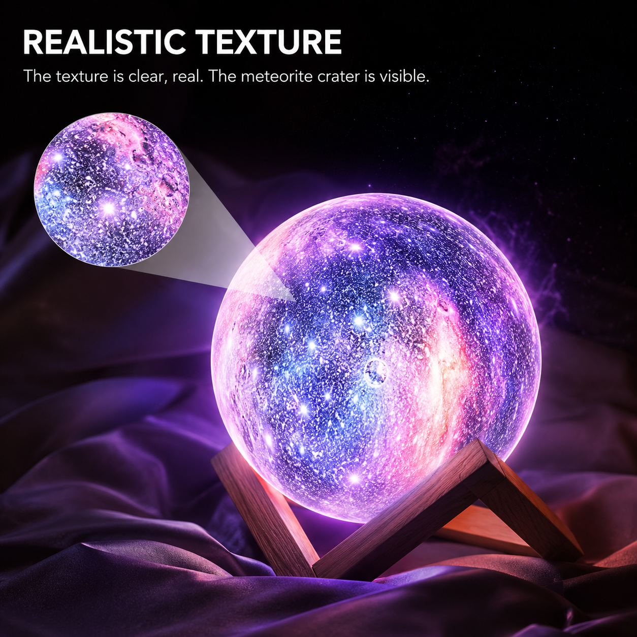 GalaxyGlow™ Nebula Moon Lamp
